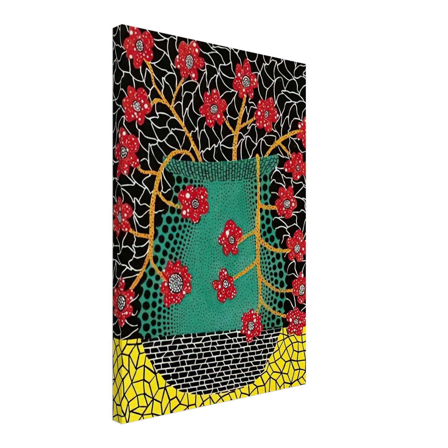 Yayoi Kusama - FLOWERS 1983 Canvas - 70x100 cm / 28x40 inches-canvas