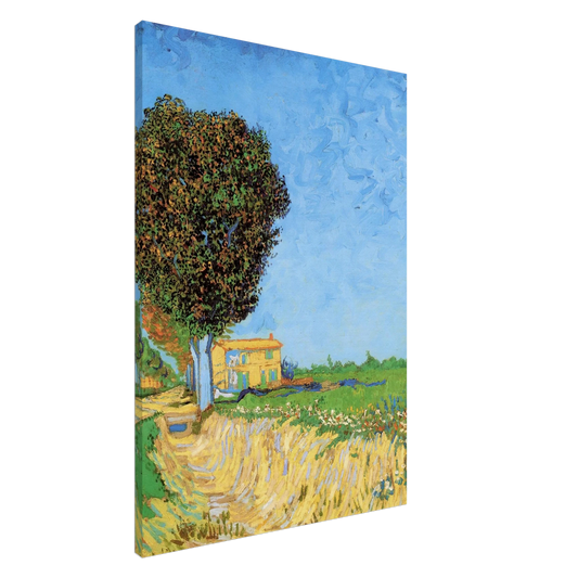 Vincent van Gogh - A Lane near Arles Canvas - 20x30 cm / 8x12 inches-canvas