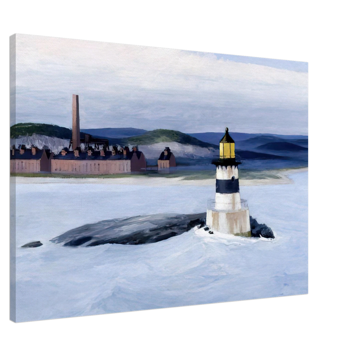Edward Hopper - Five A.M. Canvas - 20x30 cm / 8x12 inches-canvas