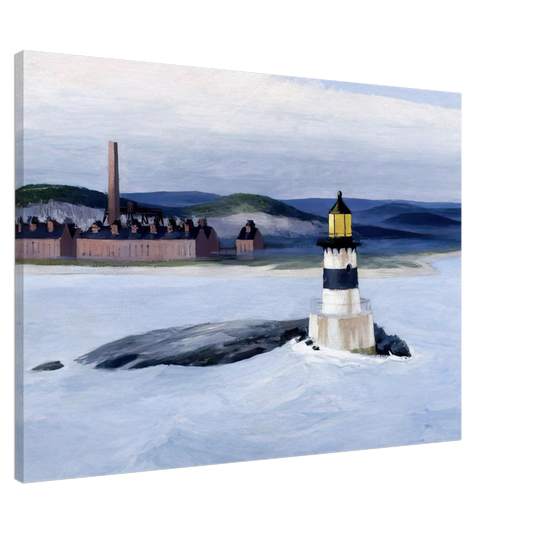 Edward Hopper - Five A.M. Canvas - 20x30 cm / 8x12 inches-canvas