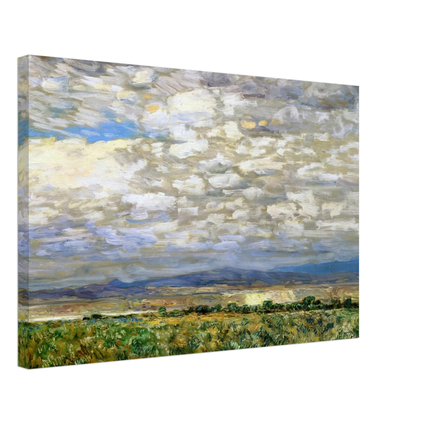 Childe Hassam - On the Snake River, Oregon Canvas - 70x100 cm / 28x40 inches-canvas