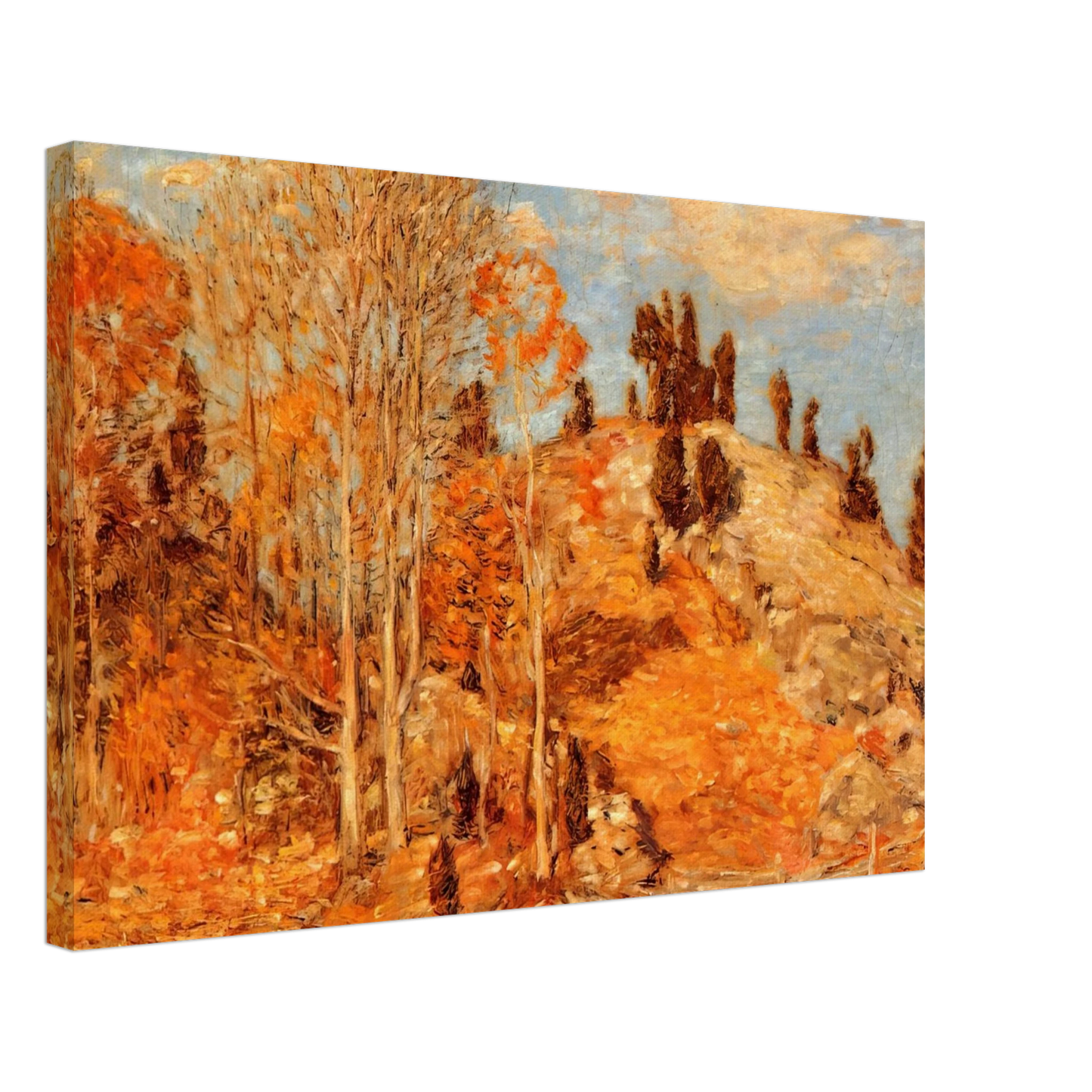 Childe Hassam - The Cedar Lot, Old Lyme Canvas - 40x60 cm / 16x24 inches-canvas