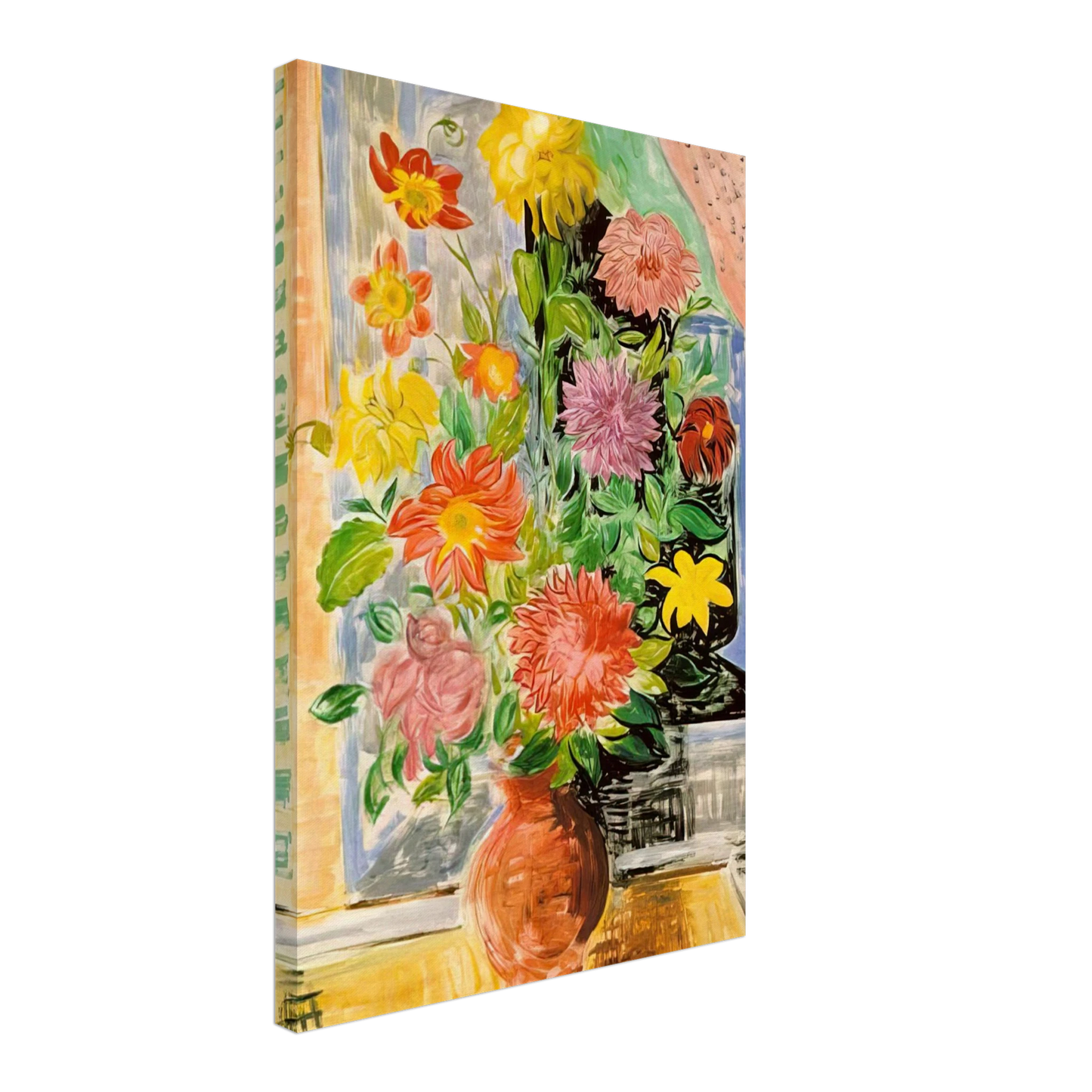 Moise Kisling - GRAND BOUQUET Canvas - 70x100 cm / 28x40 inches-canvas