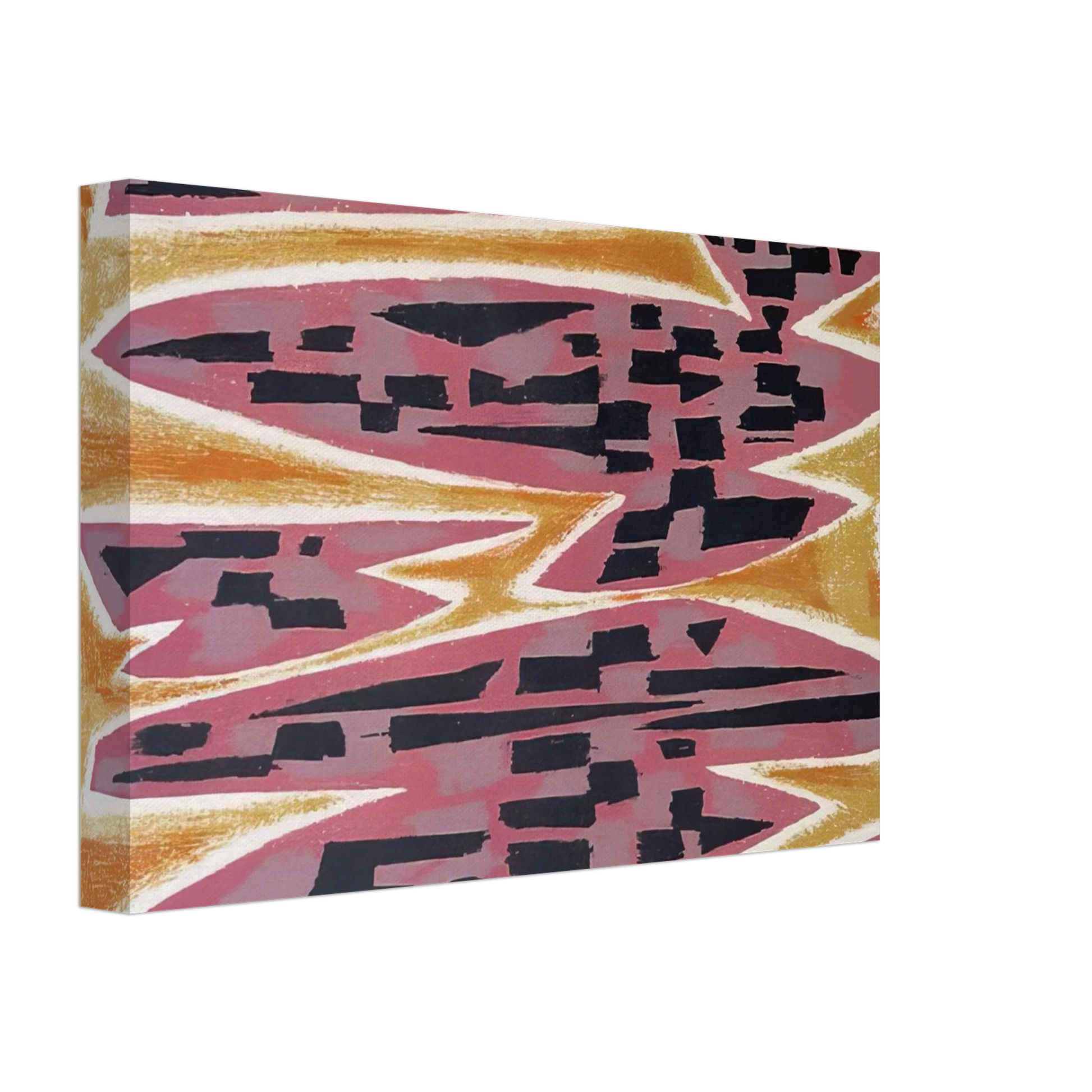 Alfred Manessier - Abstract Composition - 1955 Canvas - 40x60 cm / 16x24 inches-canvas