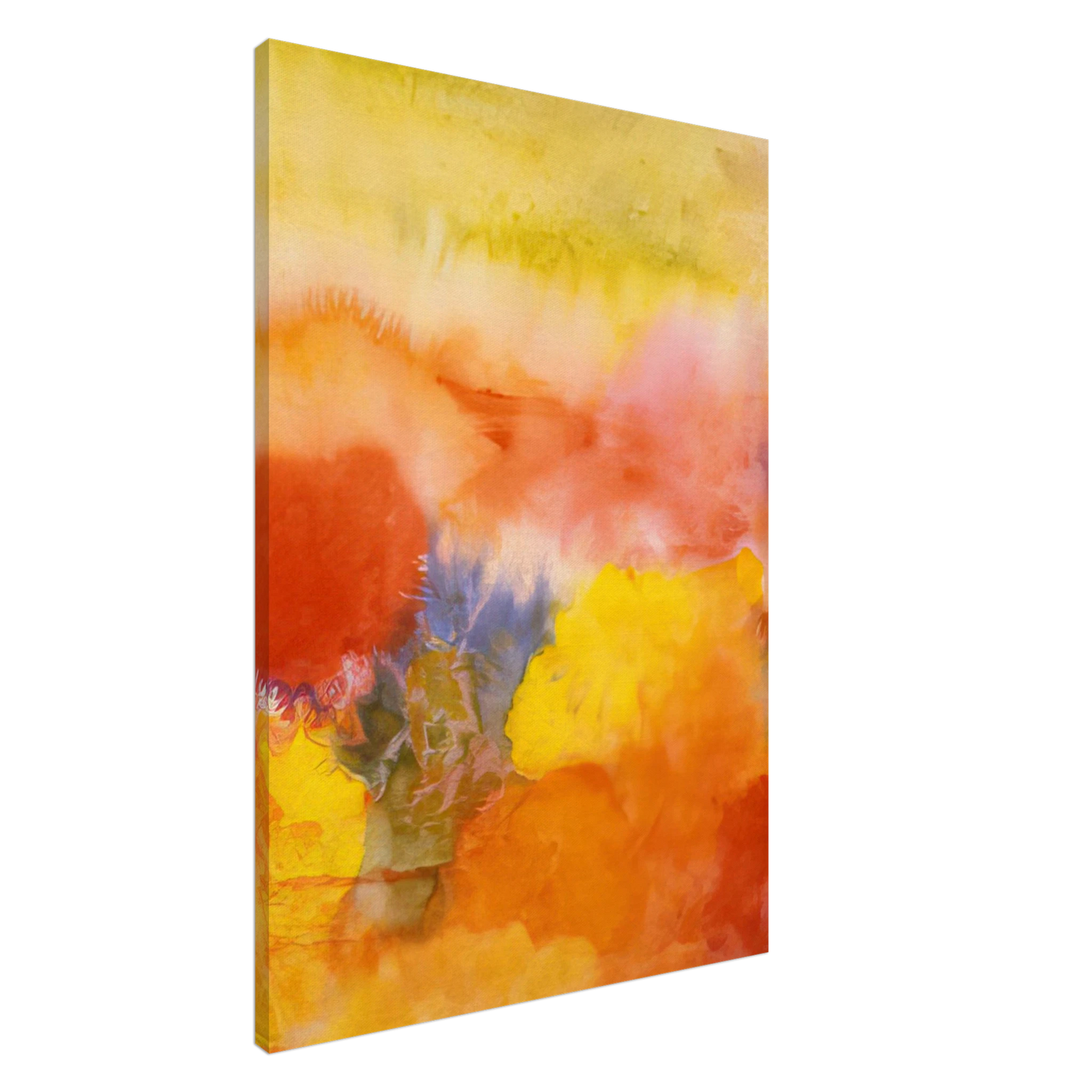 Ronnie Landfield - Abundance In The Garden - 1992 Canvas - 20x30 cm / 8x12 inches-canvas