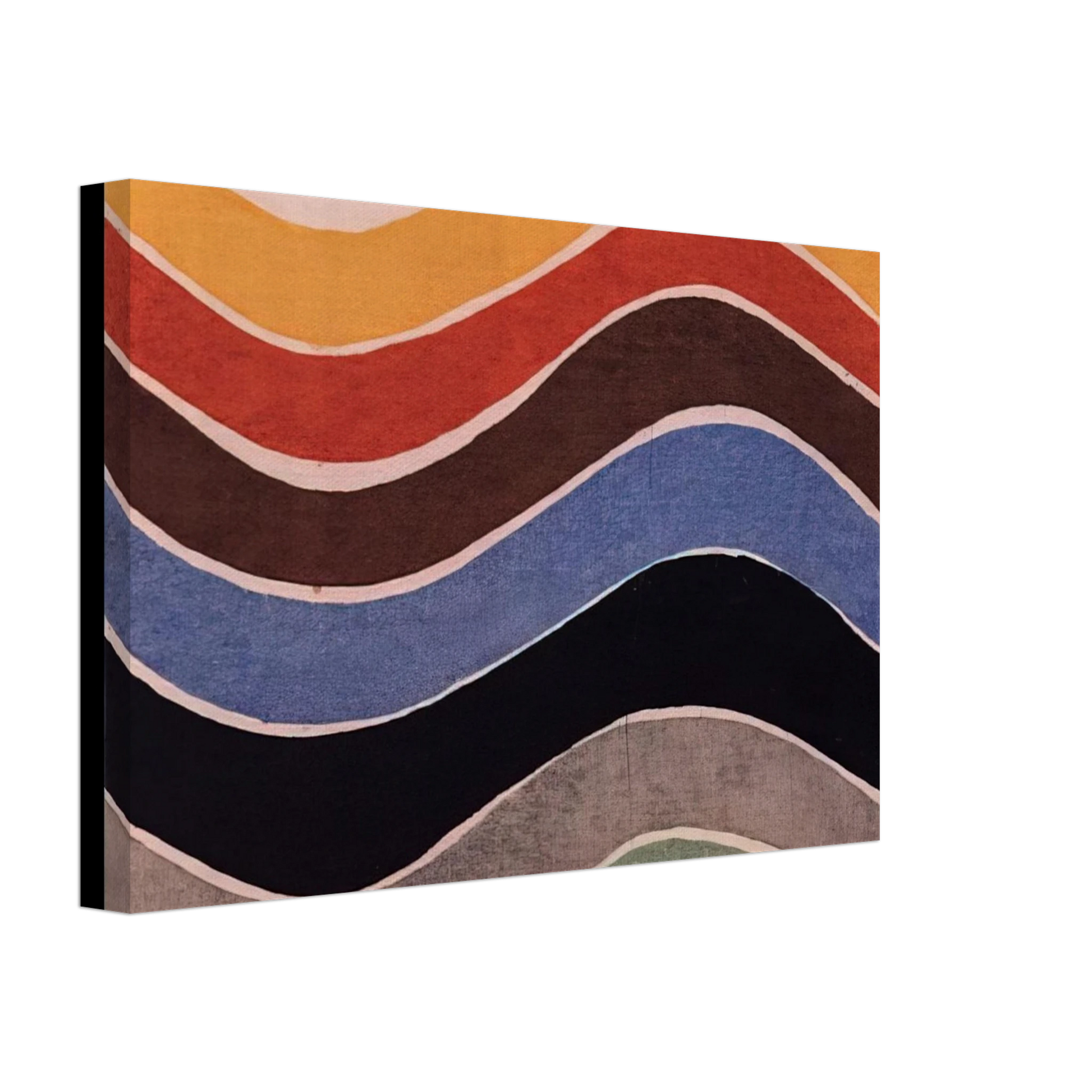 Sonia Delaunay - FABRIC PATTERN 1 Canvas - 40x60 cm / 16x24 inches-canvas