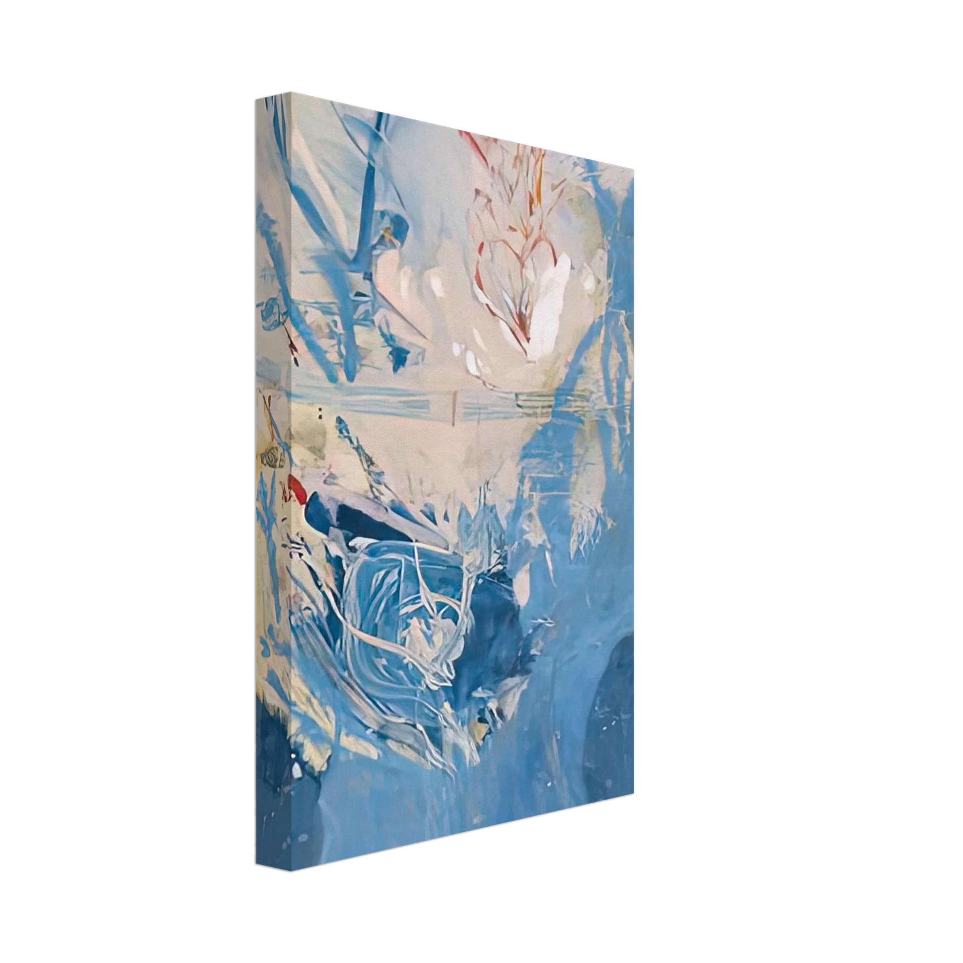 Helen Frankenthaler - Blue Territory, 1955- Canvas - 40x60 cm / 16x24 inches-canvas