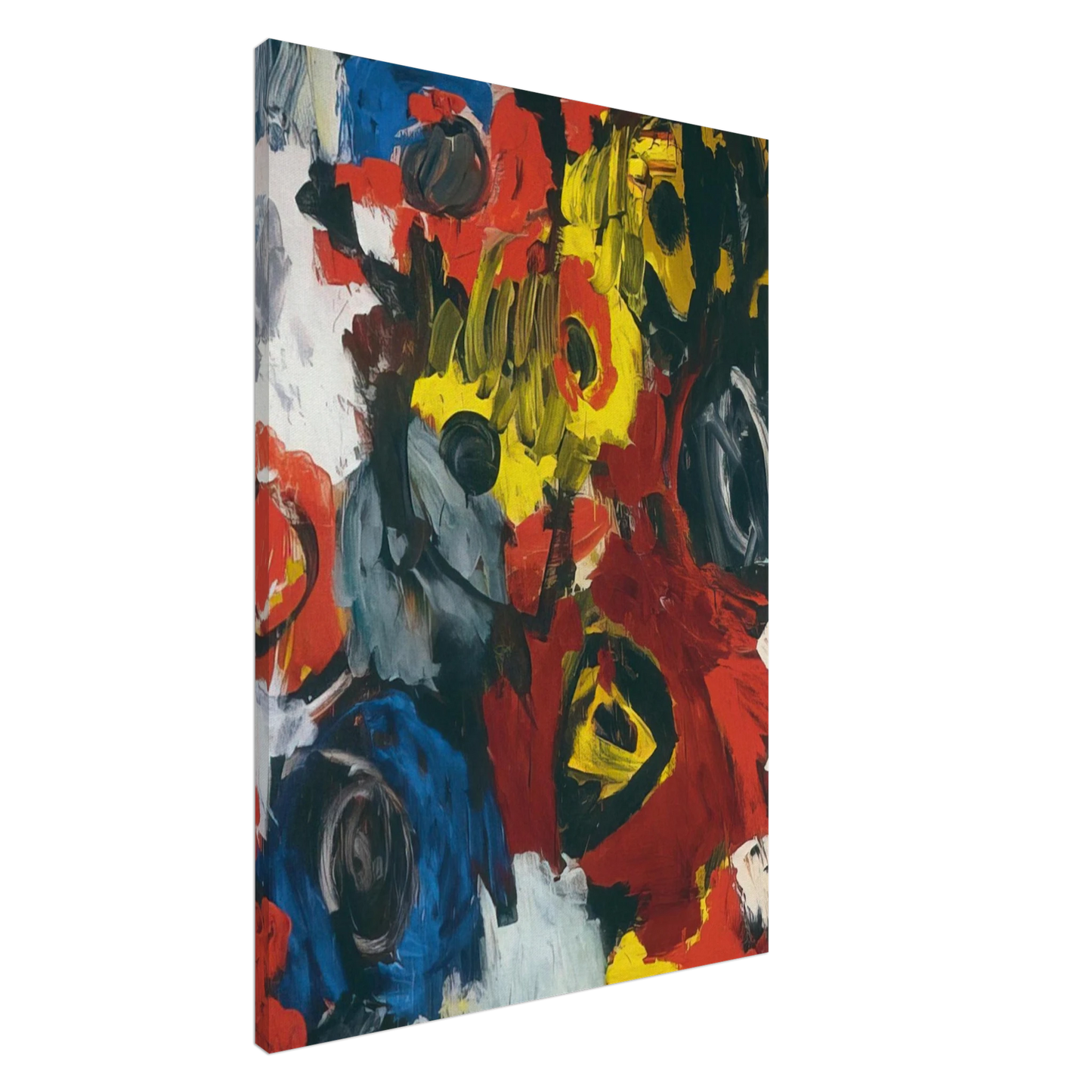 Ernst Wilhelm Nay - Furioso - 1963 Canvas - 20x30 cm / 8x12 inches-canvas