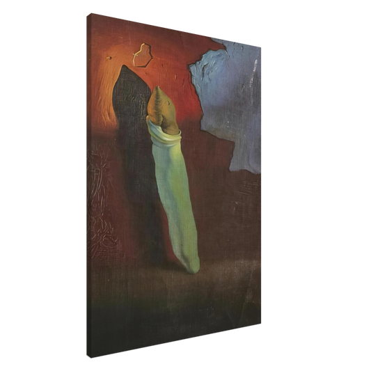 Salvador Dali - ANTHROPOMORPHIC BREAD 1 Canvas - 20x30 cm / 8x12 inches-canvas