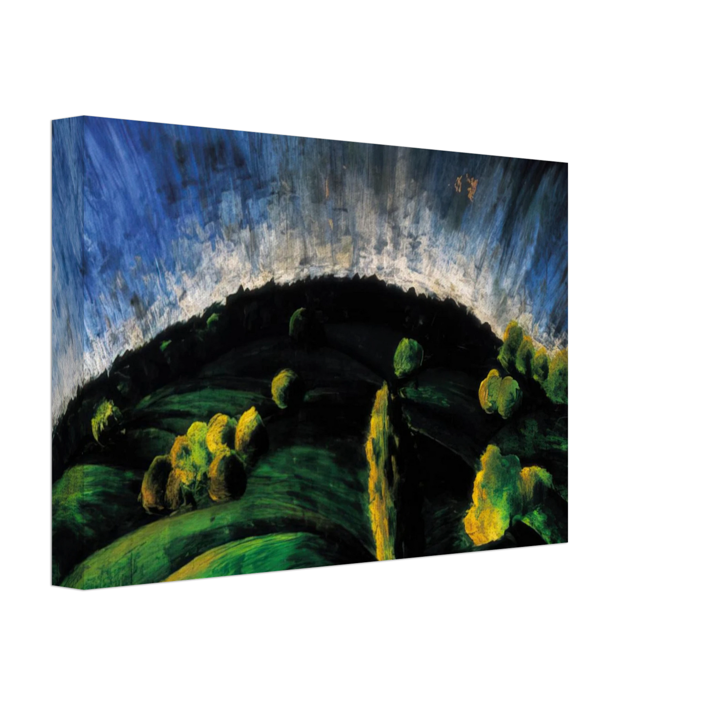 Laszlo Moholy-Nagy - Mountains of Buda Canvas - 70x100 cm / 28x40 inches-canvas