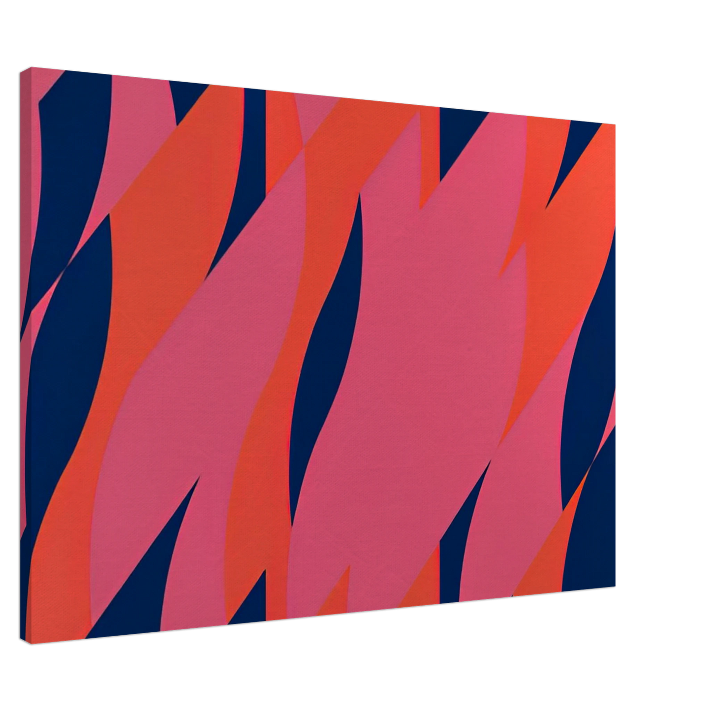 Bridget Riley - RED WITH RED 1 2007 Canvas - 20x30 cm / 8x12 inches-canvas