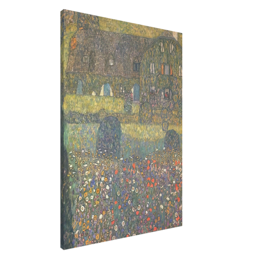 Gustav Klimt - COUNTRY HOUSE BY THE ATTERSEE Canvas - 20x30 cm / 8x12 inches-canvas