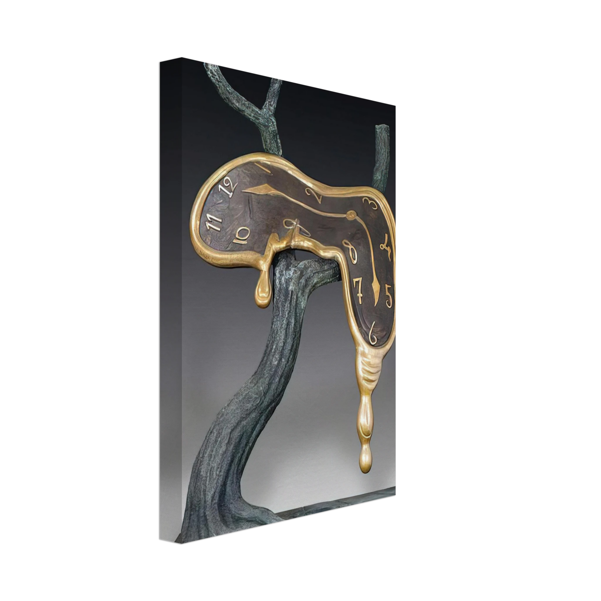 Salvador Dali - PROFILE OF TIME 1984 Canvas - 40x60 cm / 16x24 inches-canvas