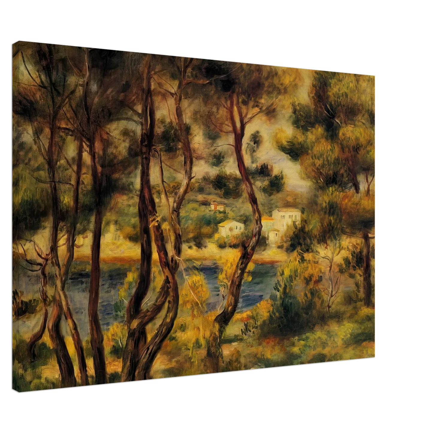 Pierre-Auguste Renoir - Cape Saint Jean Canvas - 20x30 cm / 8x12 inches-canvas