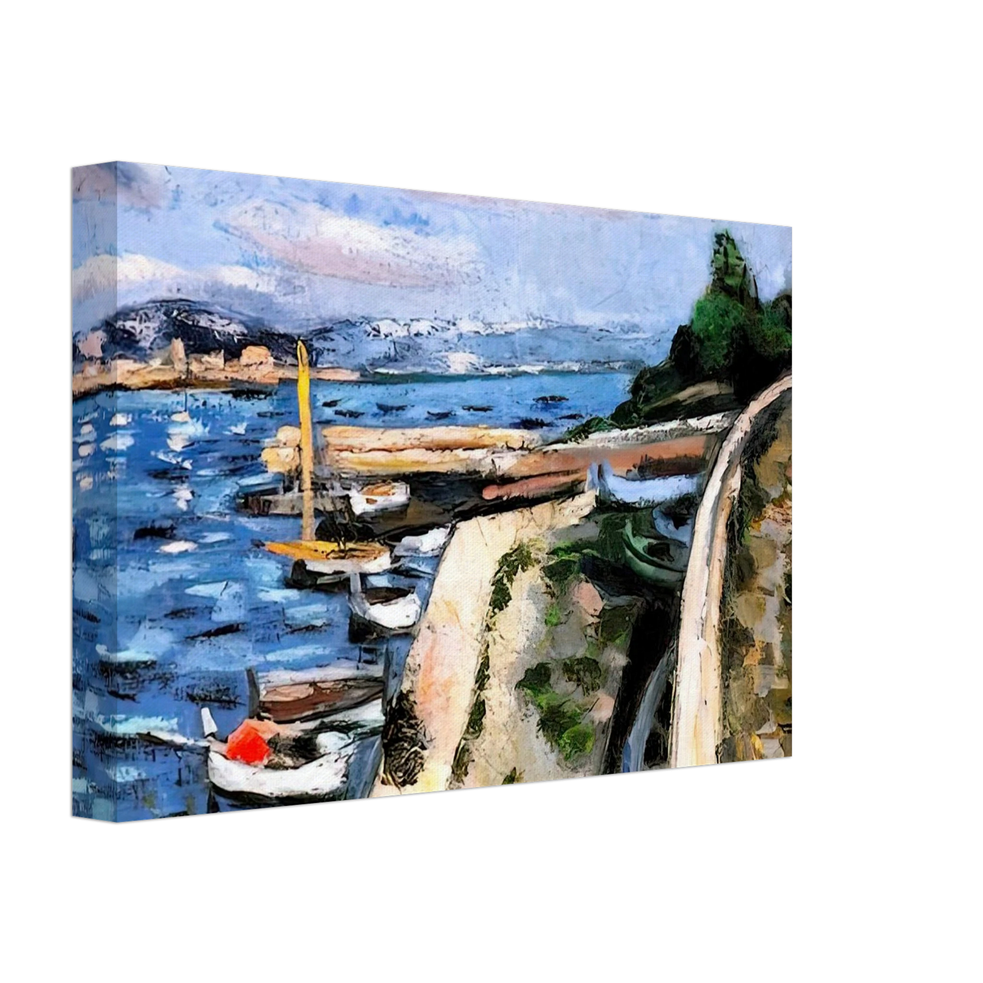 Henri Matisse - VIEW OF ANTIBES 1925 Canvas - 40x60 cm / 16x24 inches-canvas