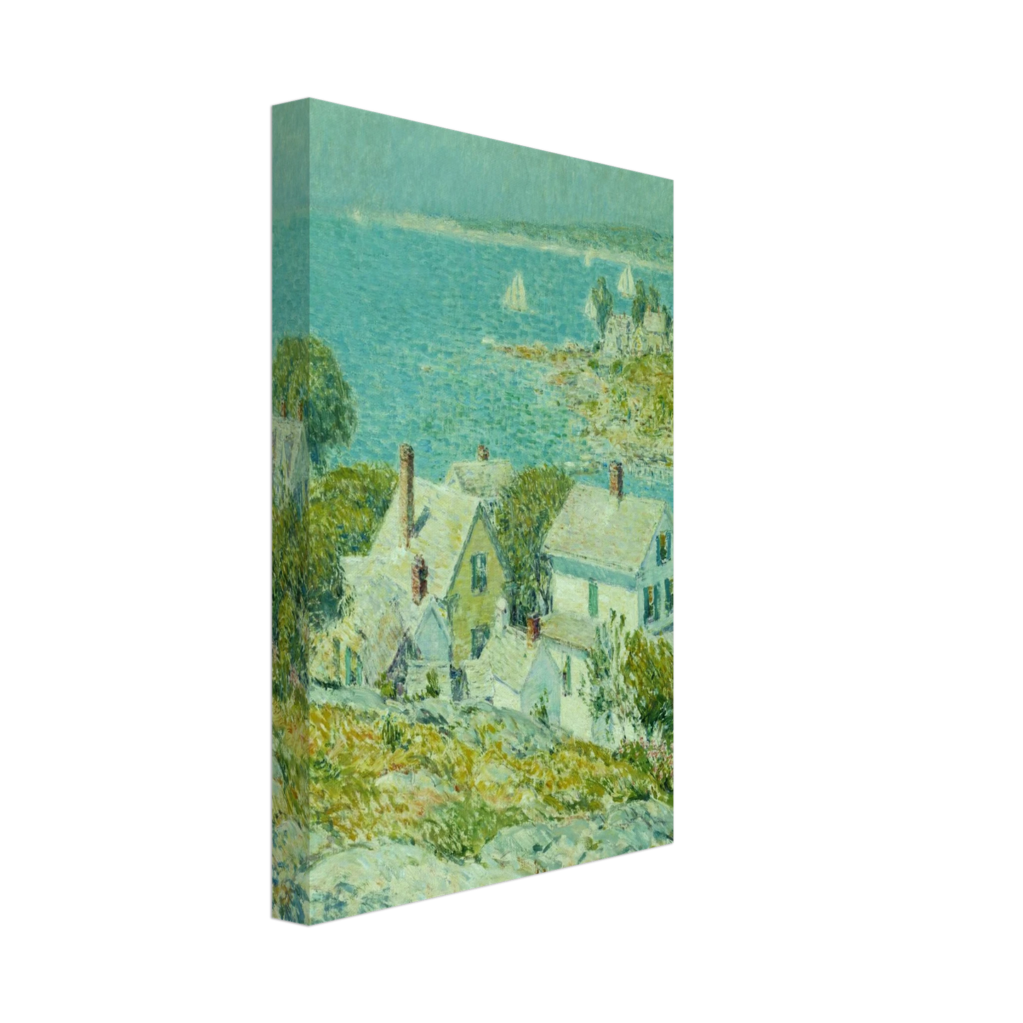 Childe Hassam - New England Headlands Canvas - 40x60 cm / 16x24 inches-canvas