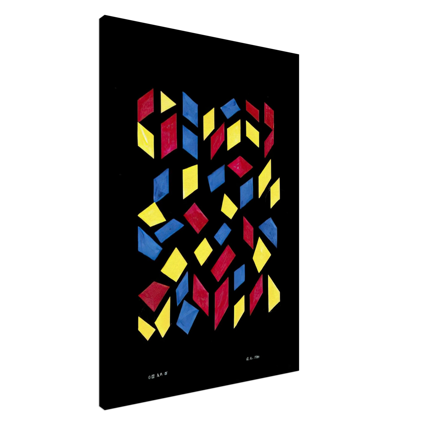 Anni Albers - ORCHESTRA III 1980 Canvas - 20x30 cm / 8x12 inches-canvas