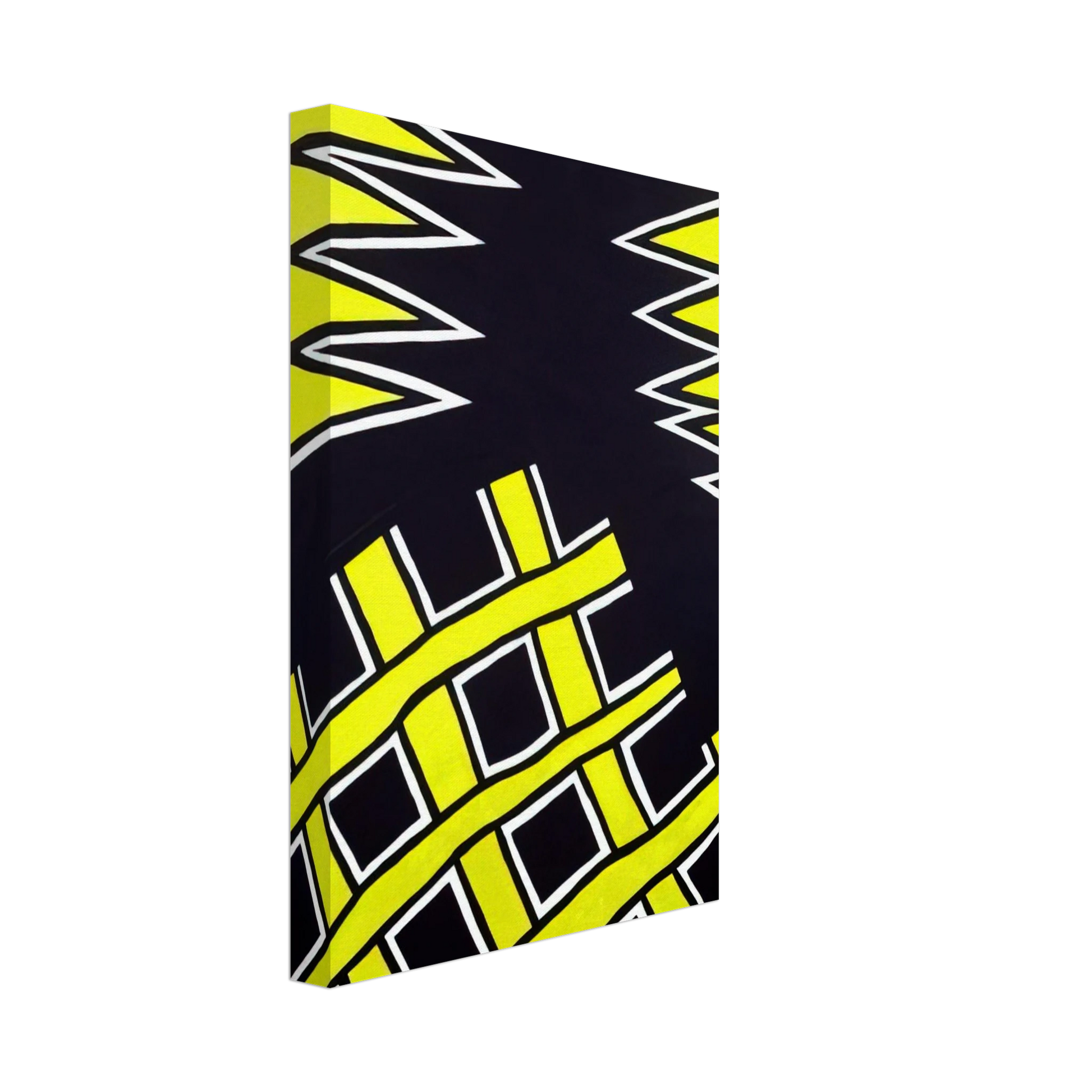 Nicholas Krushenick - Untitled - 1962 Canvas - 70x100 cm / 28x40 inches-canvas