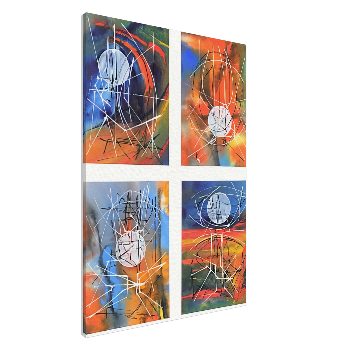 Jimmy Ernst - Four Days - 1979 Canvas - 20x30 cm / 8x12 inches-canvas