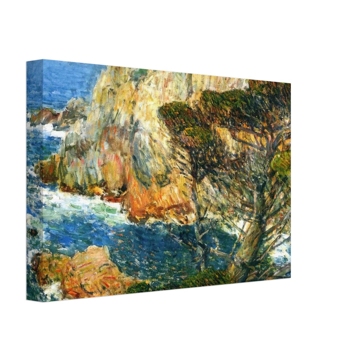 Childe Hassam - Point Lobos, Carmel Canvas - 40x60 cm / 16x24 inches-canvas