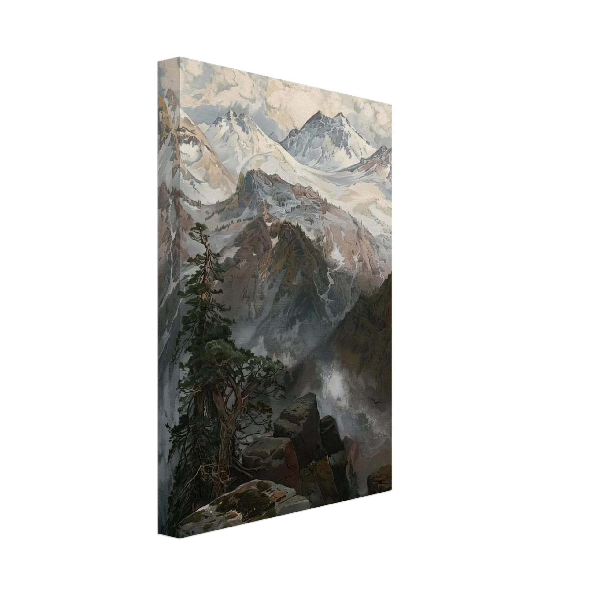 Thomas Moran - Summit of the Sierras Nevada Canvas - 40x60 cm / 16x24 inches-canvas