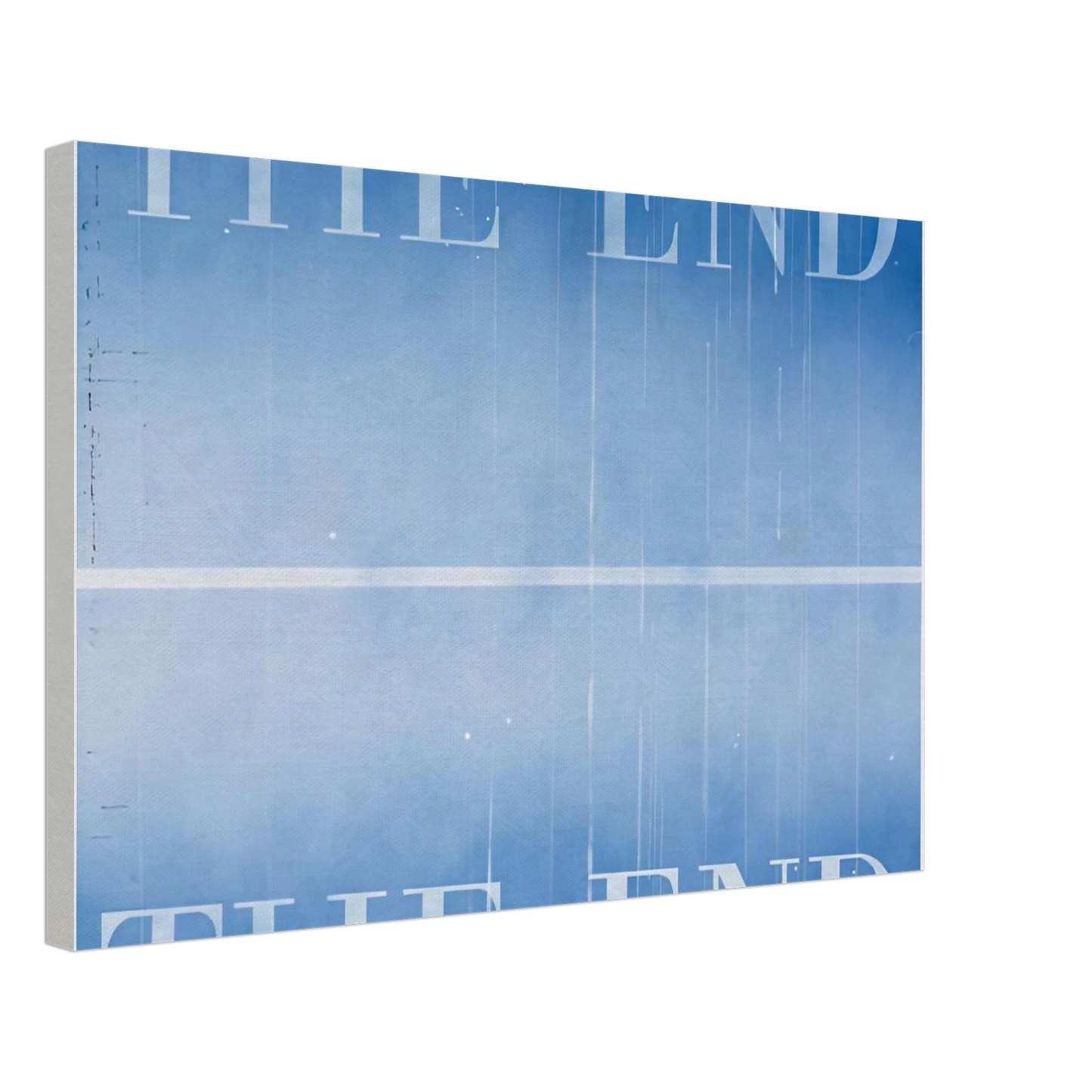 Edward Ruscha - THE END 40 2003 Canvas - 40x60 cm / 16x24 inches-canvas