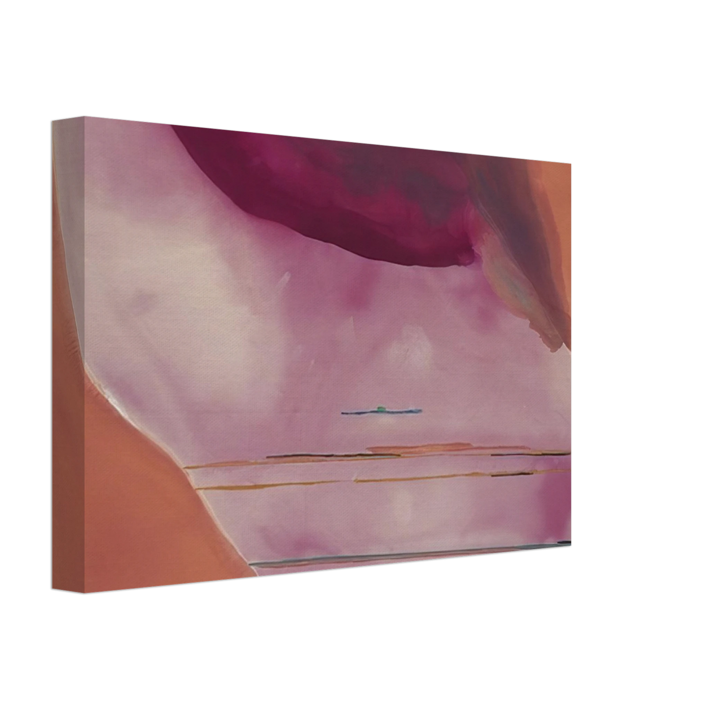 Helen Frankenthaler - Pendulum - 1972 Canvas - 70x100 cm / 28x40 inches-canvas