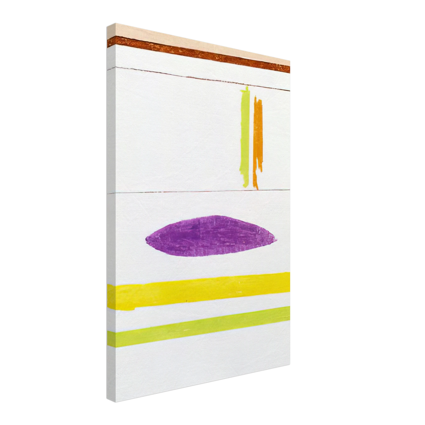 Ronnie Landfield - Untitles - 1964 Canvas - 40x60 cm / 16x24 inches-canvas