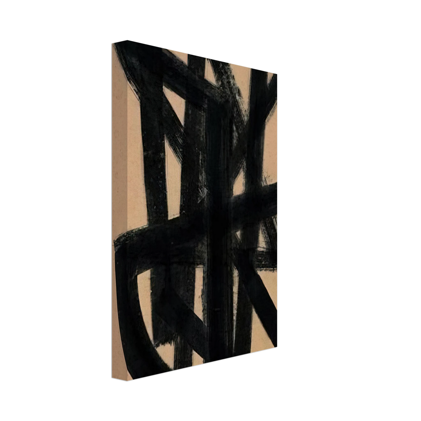 Pierre Soulages - Brou de noix 65 x 50 cm, 1948 - 1948 Canvas - 40x60 cm / 16x24 inches-canvas