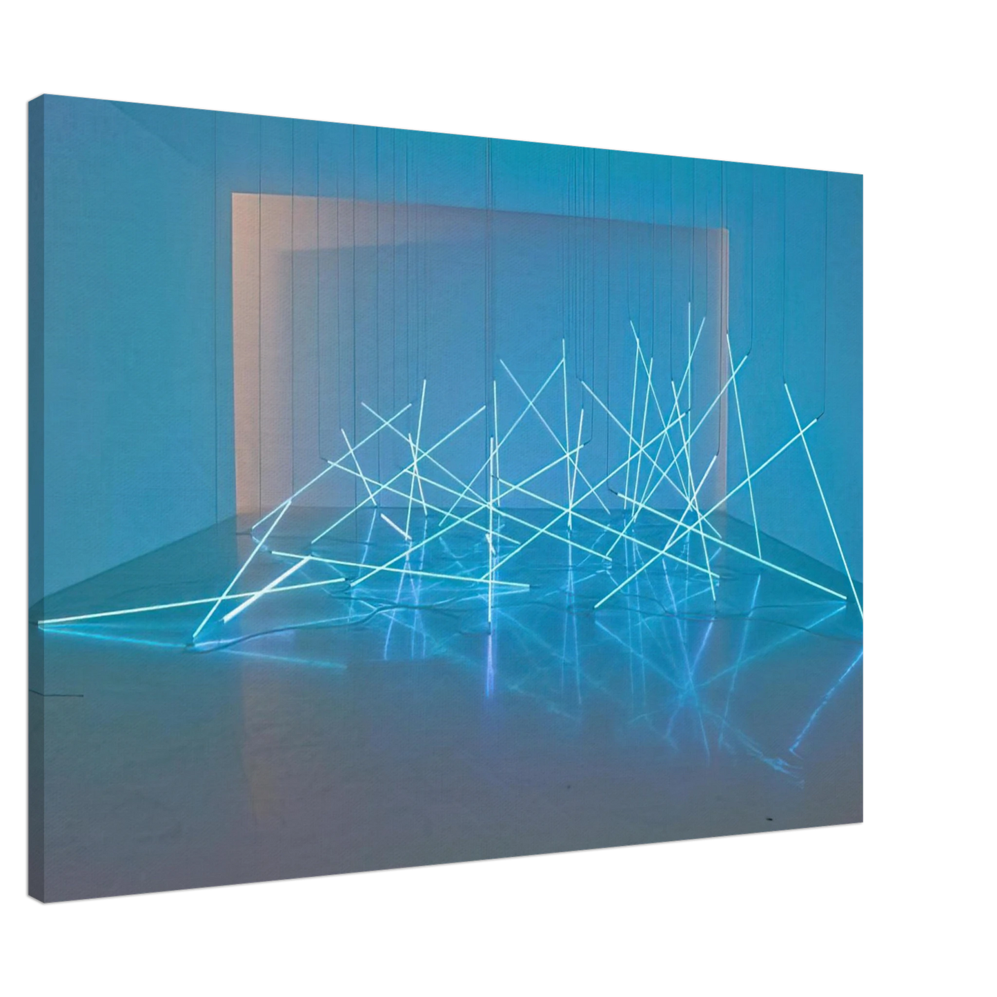 Francois Morellet - Avalanche - 1996 Canvas - 20x30 cm / 8x12 inches-canvas