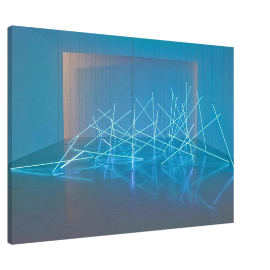 Francois Morellet - Avalanche - 1996 Canvas - 20x30 cm / 8x12 inches-canvas