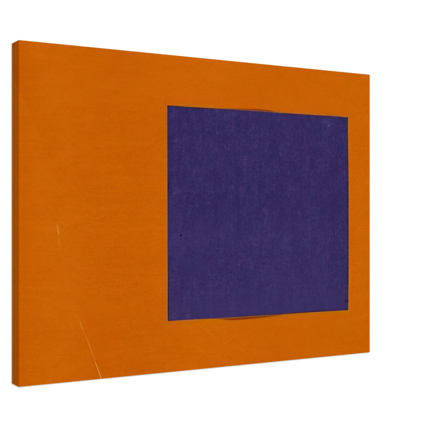 Ellsworth Kelly - Purple and Orange from the series Line Form Color Canvas - 20x30 cm / 8x12 inches-canvas