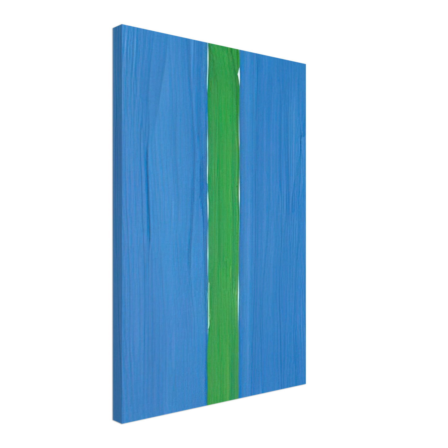 Gunther Forg - Composition bleue et verte - 1988 Canvas - 70x100 cm / 28x40 inches-canvas