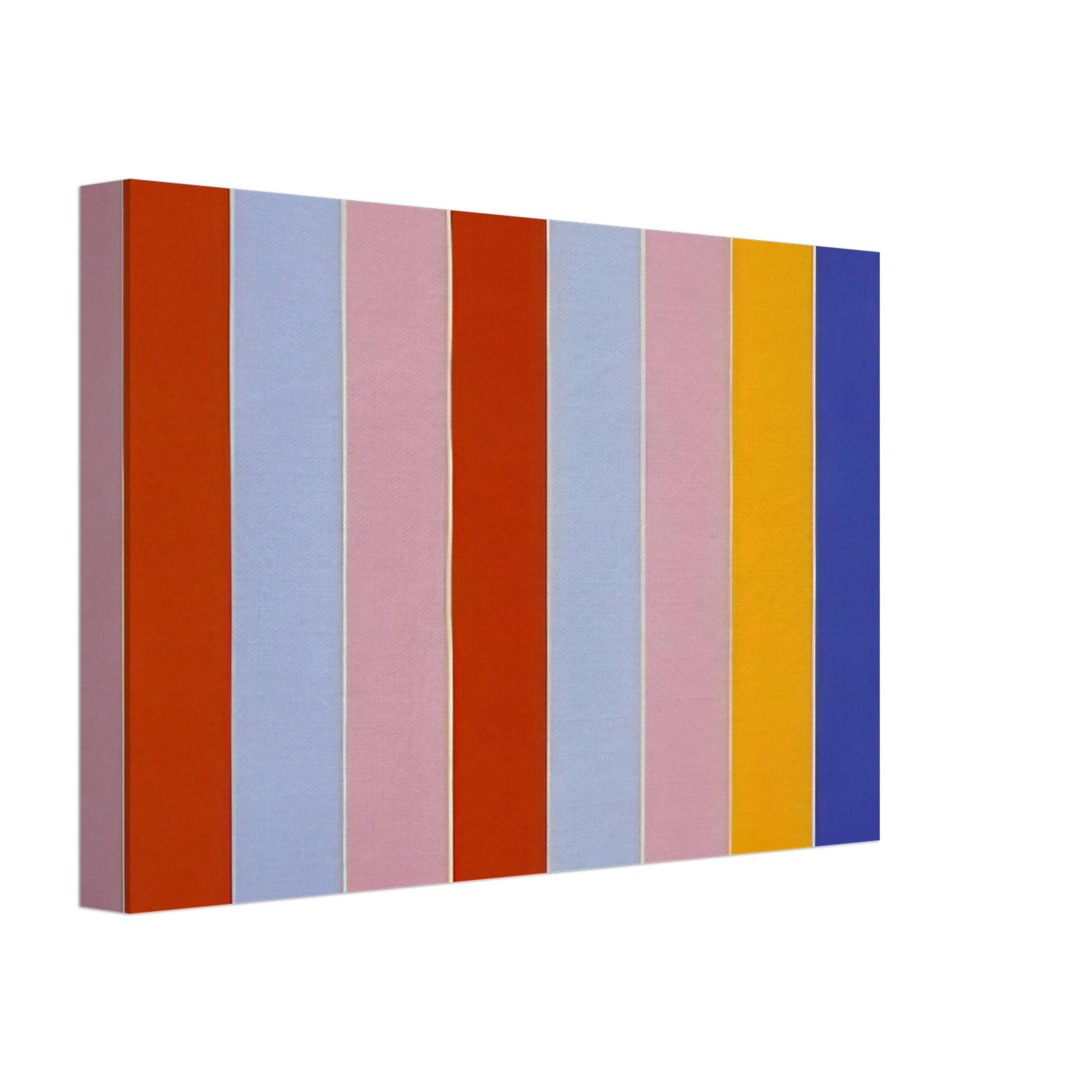 Gene Davis - Peeping Wall - 1960 Canvas - 70x100 cm / 28x40 inches-canvas