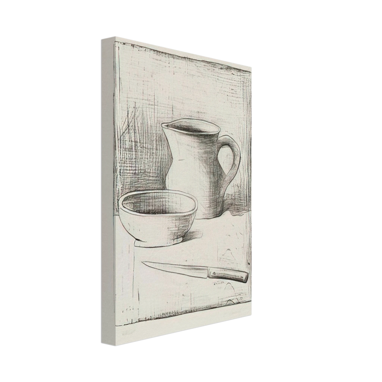 Carlo Carra - STILL LIFE 1944 Canvas - 40x60 cm / 16x24 inches-canvas