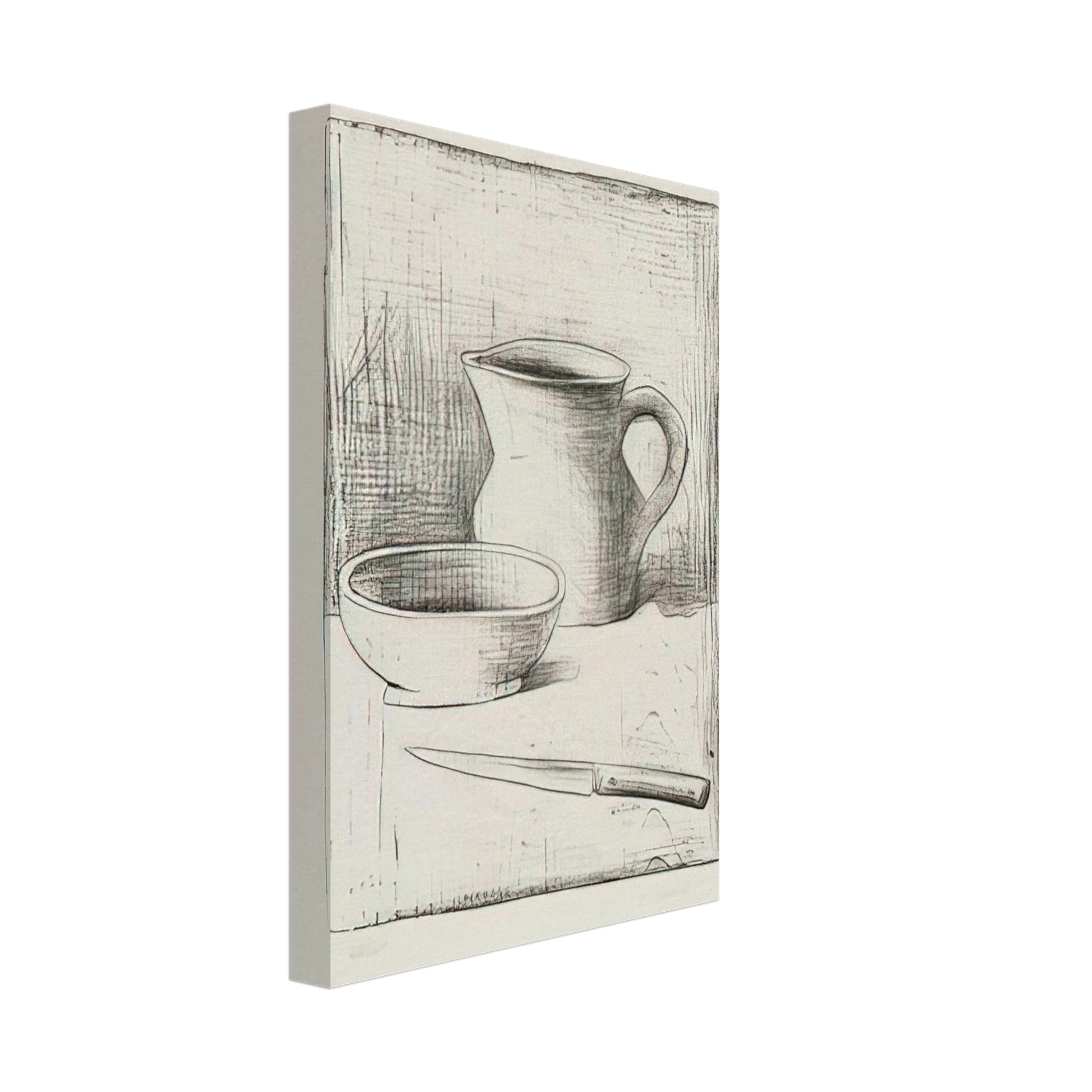 Carlo Carra - STILL LIFE 1944 Canvas - 40x60 cm / 16x24 inches-canvas