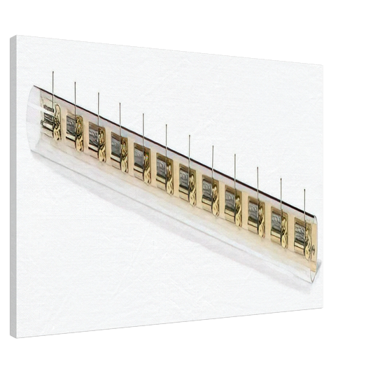 John Cage - Extended Lullaby - Neo-Dada Canvas - 20x30 cm / 8x12 inches-canvas