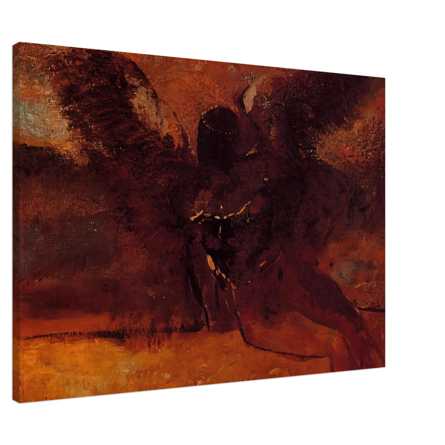 Pablo Picasso - The Fall of Icarus - 1958 Canvas - 20x30 cm / 8x12 inches-canvas