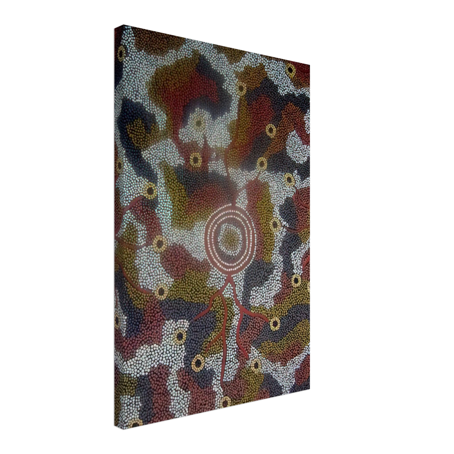 Clifford Possum Tjapaltjarri - Marla Dreaming - 1987 Canvas - 70x100 cm / 28x40 inches-canvas