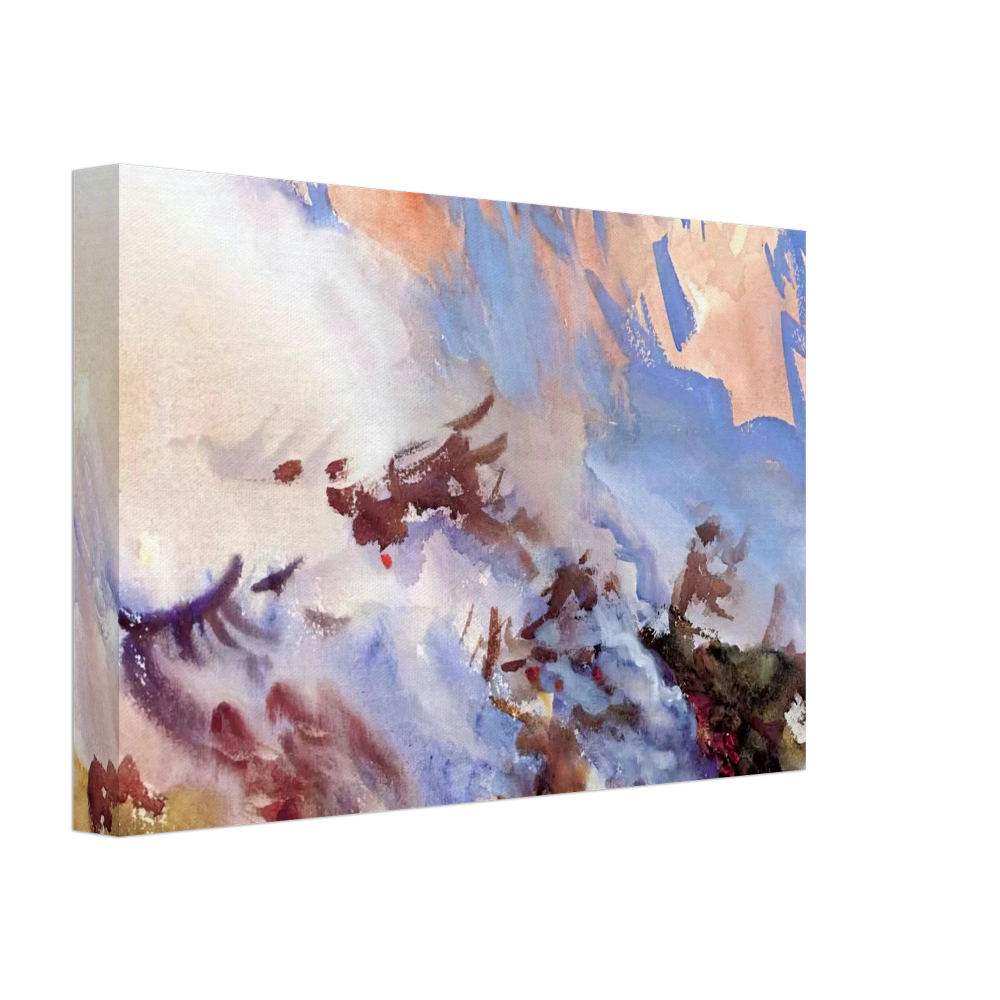 John Singer Sargent - Mountain Fire Canvas - 40x60 cm / 16x24 inches-canvas