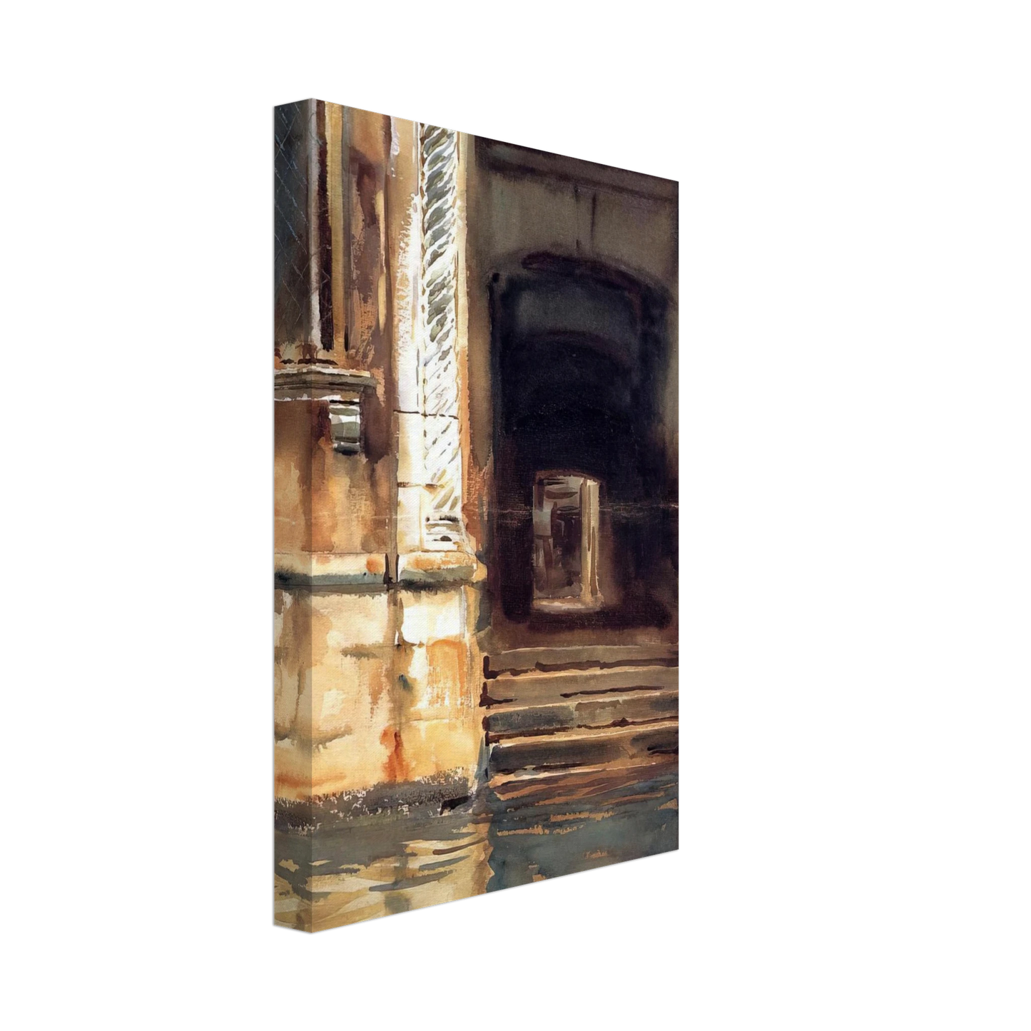 John Singer Sargent - Venetian Doorway Canvas - 70x100 cm / 28x40 inches-canvas