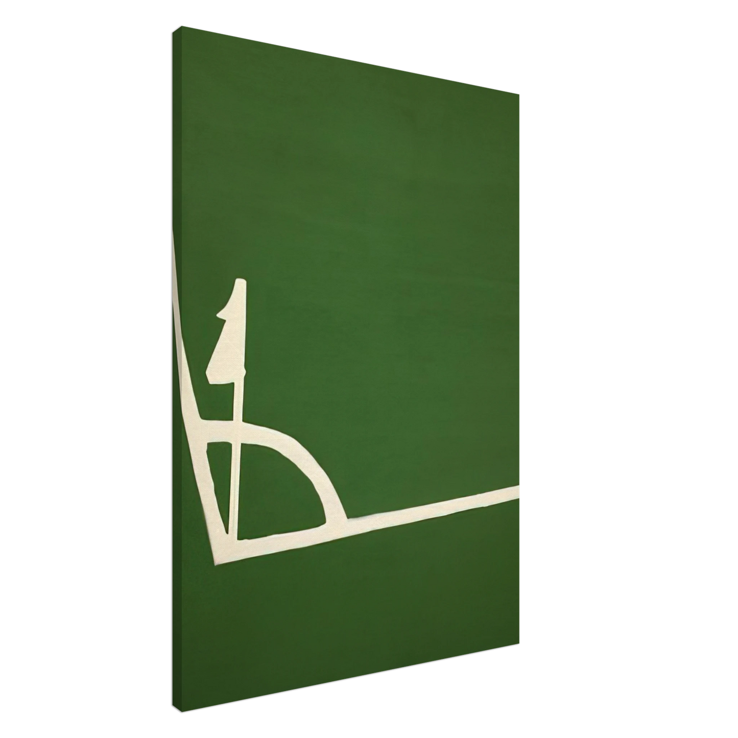 Ralston Crawford - Kalklijnen hoek - 1971 Canvas - 20x30 cm / 8x12 inches-canvas