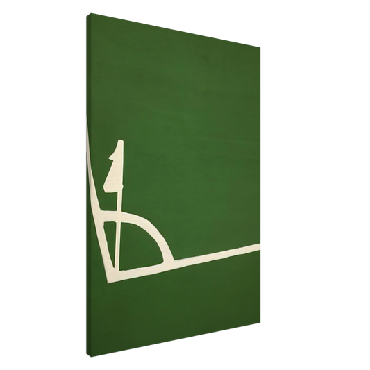 Ralston Crawford - Kalklijnen hoek - 1971 Canvas - 20x30 cm / 8x12 inches-canvas