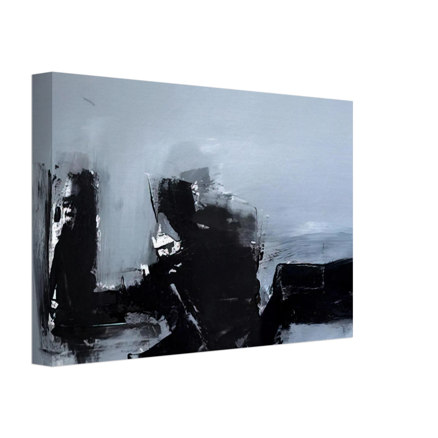 Luis Feito - UNTITLED 1961 2 Canvas - 40x60 cm / 16x24 inches-canvas