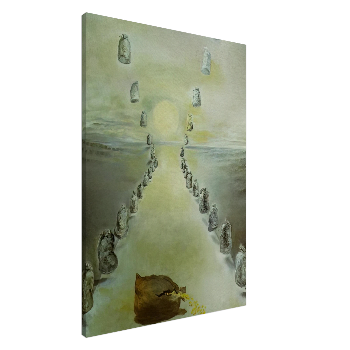 Salvador Dali - THE PATH OF ENIGMAS FIRST VERSION Canvas - 20x30 cm / 8x12 inches-canvas