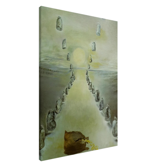 Salvador Dali - THE PATH OF ENIGMAS FIRST VERSION Canvas - 20x30 cm / 8x12 inches-canvas