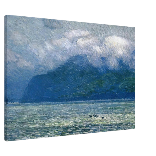 Childe Hassam - The Silver Veil and the Golden Gate Canvas - 20x30 cm / 8x12 inches-canvas