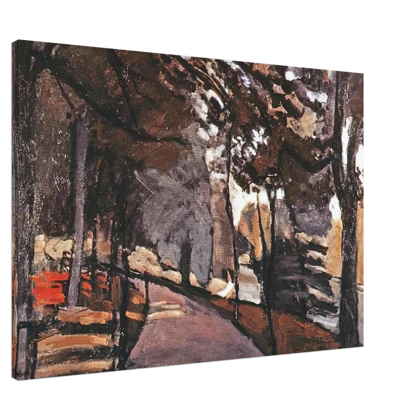 Henri Matisse - THE PATH IN THE BOIS DE BOULOGNE 1903 Canvas - 20x30 cm / 8x12 inches-canvas