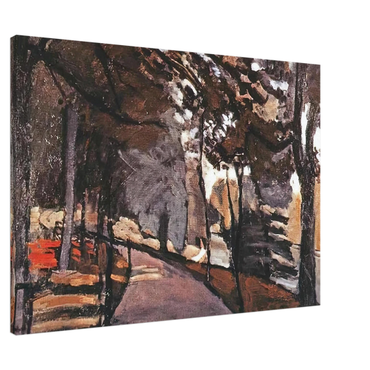 Henri Matisse - THE PATH IN THE BOIS DE BOULOGNE 1903 Canvas - 20x30 cm / 8x12 inches-canvas