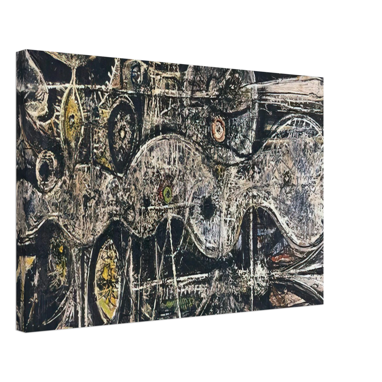 Richard Pousette-Dart - Undulation - 1942 Canvas - 70x100 cm / 28x40 inches-canvas